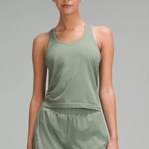 NWT LululemonXPeloton Swiftly Tech Racerback 2.0 Tank Top US8 in Grey Sage